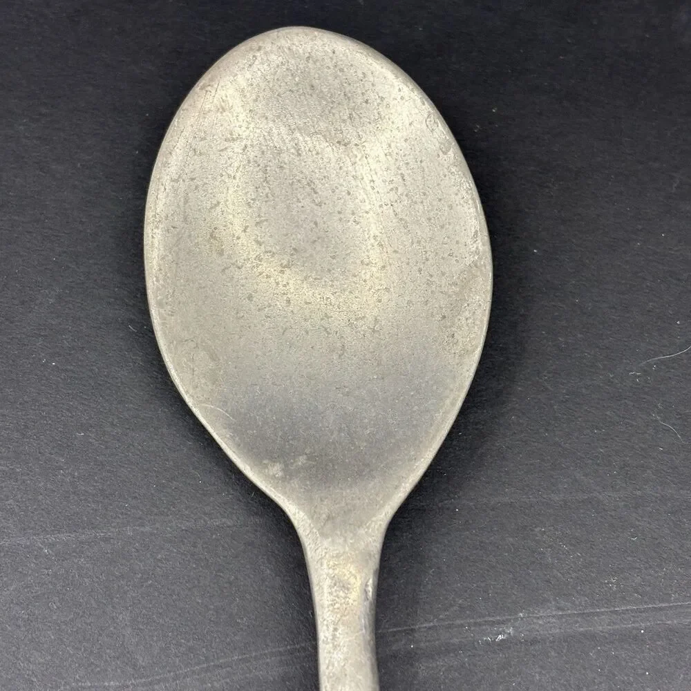 Vintage Aluminum Grey‎ Tree Branch Twigs Serving Set Salad Mixing Spoons