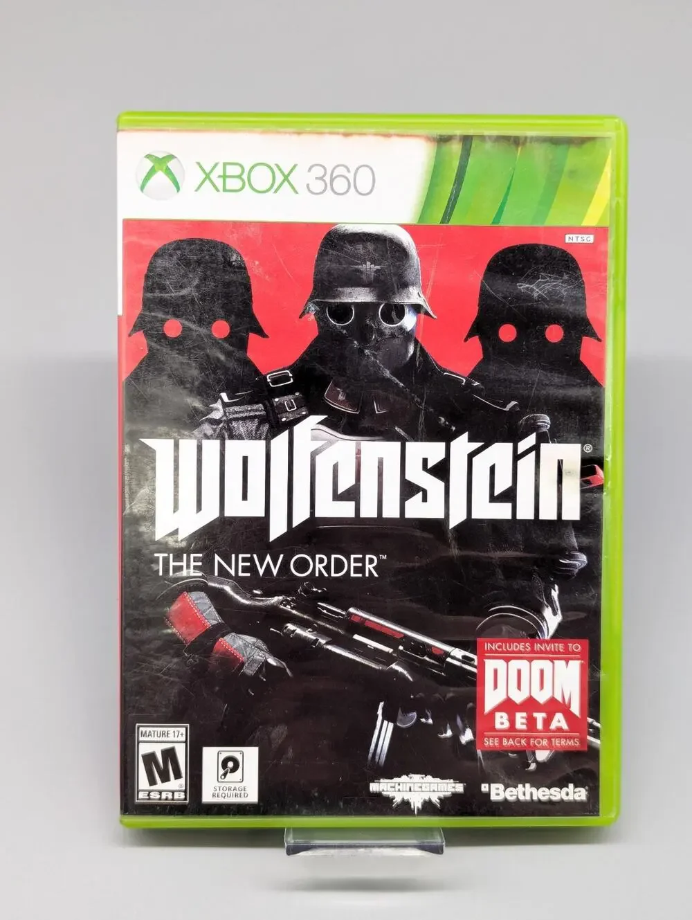 Wolfenstein The New Order Xbox 360 Vide Game Complete 4 Discs + Manual Tested