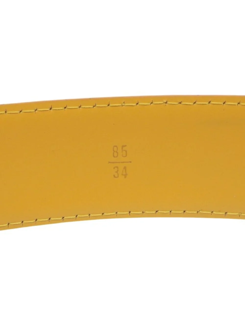 Louis Vuitton Ceinture Epi Leather Belt Yellow Gold