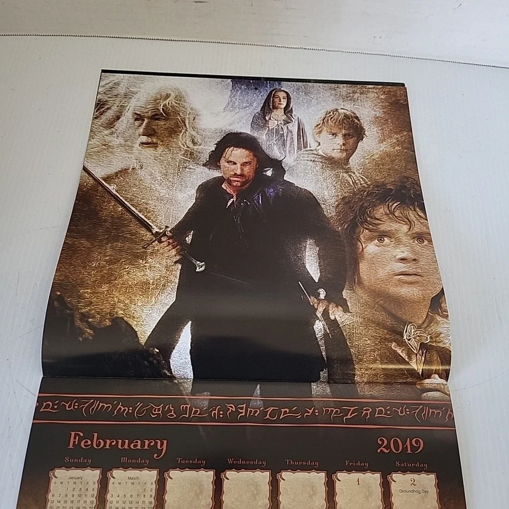 LORD OF THE RINGS 2018 Calendar Orlando‎ Bloom