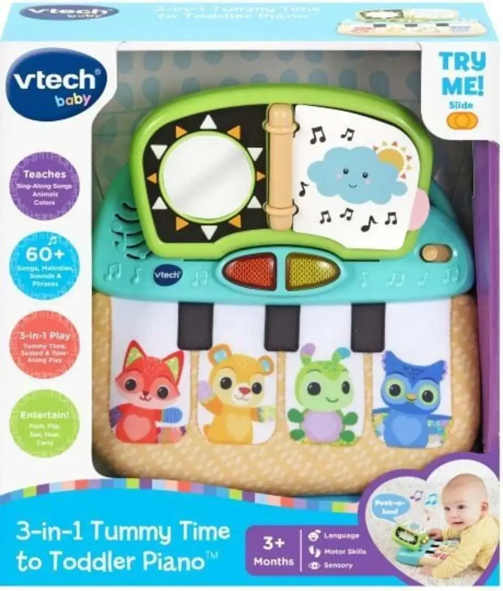 VTech Baby 3-in-1 Tummy Time‎ to Toddler Piano