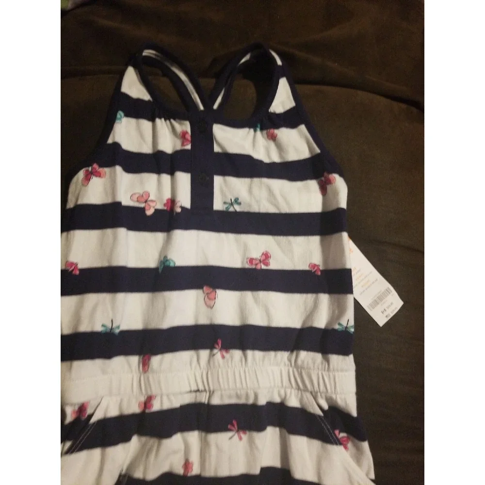 Gymboree island hopper romper‎ 7 nwt