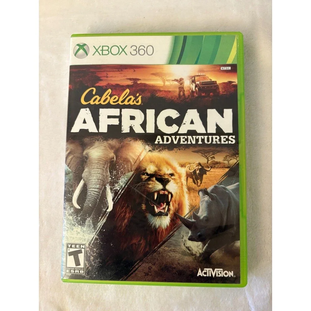 2013 Microsoft XBox 360 CABELA'S AFRICAN ADVENTURES Video Game