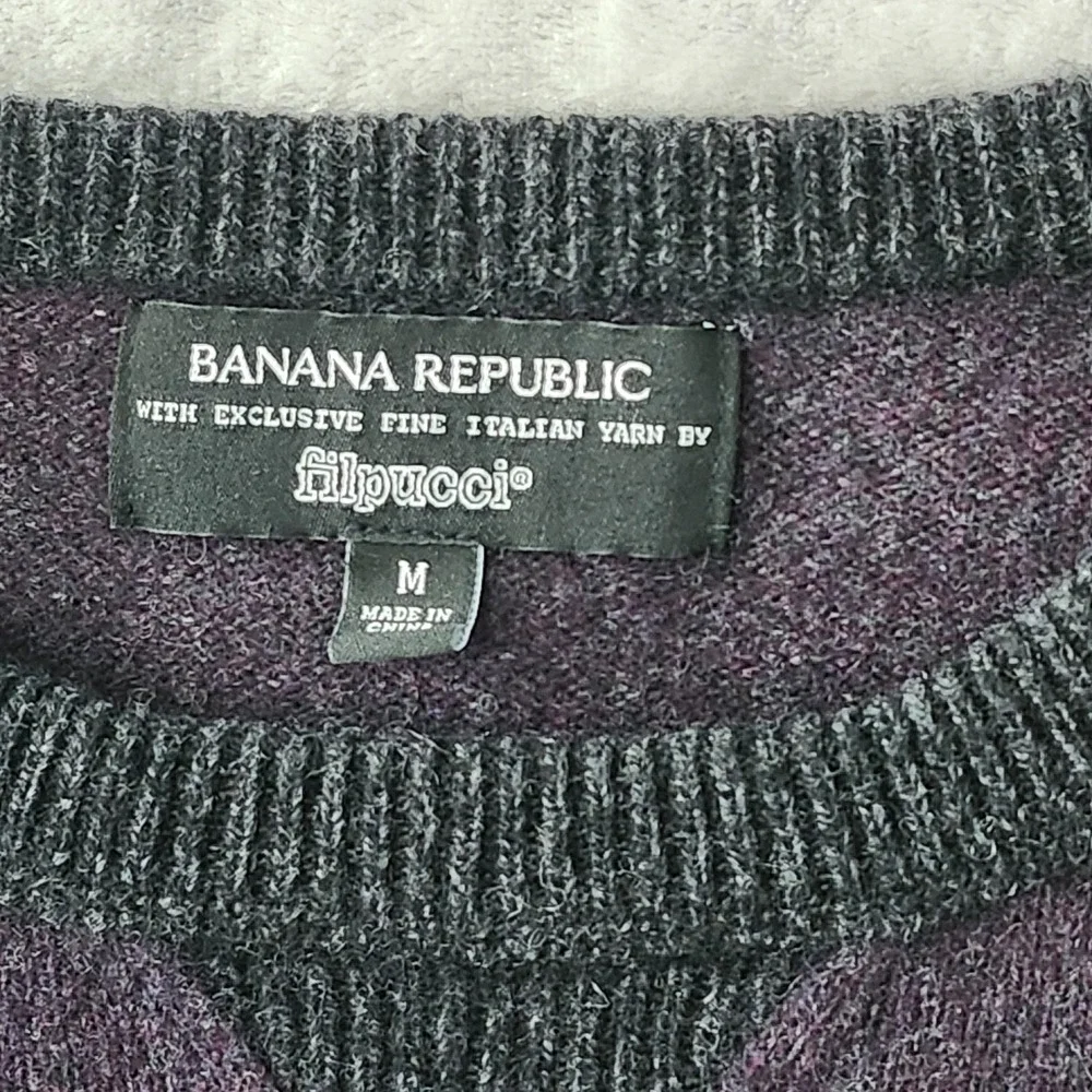Banana Republic purple crewneck