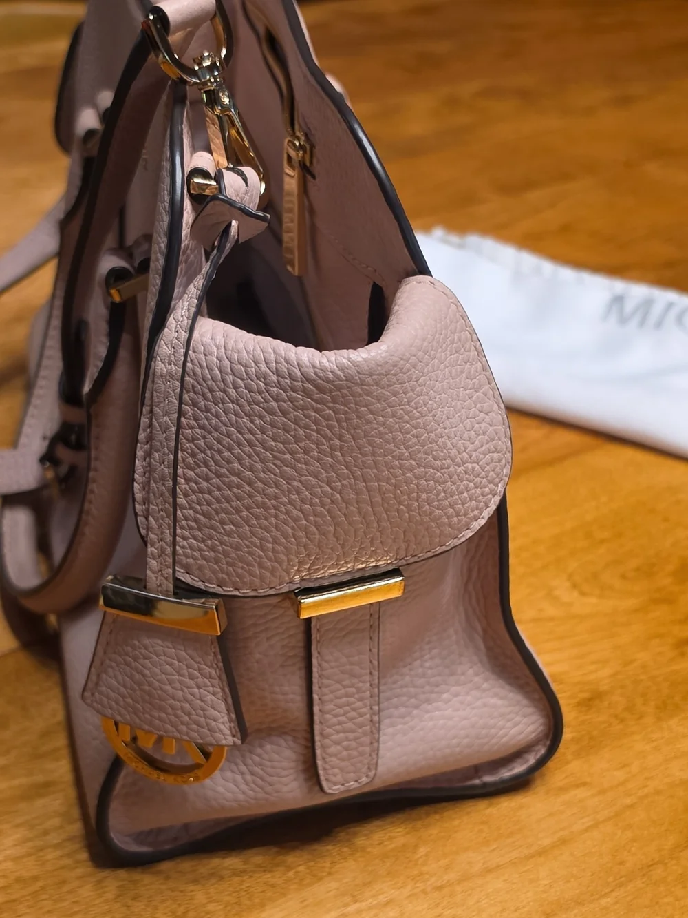Michael Kors pebbled leather