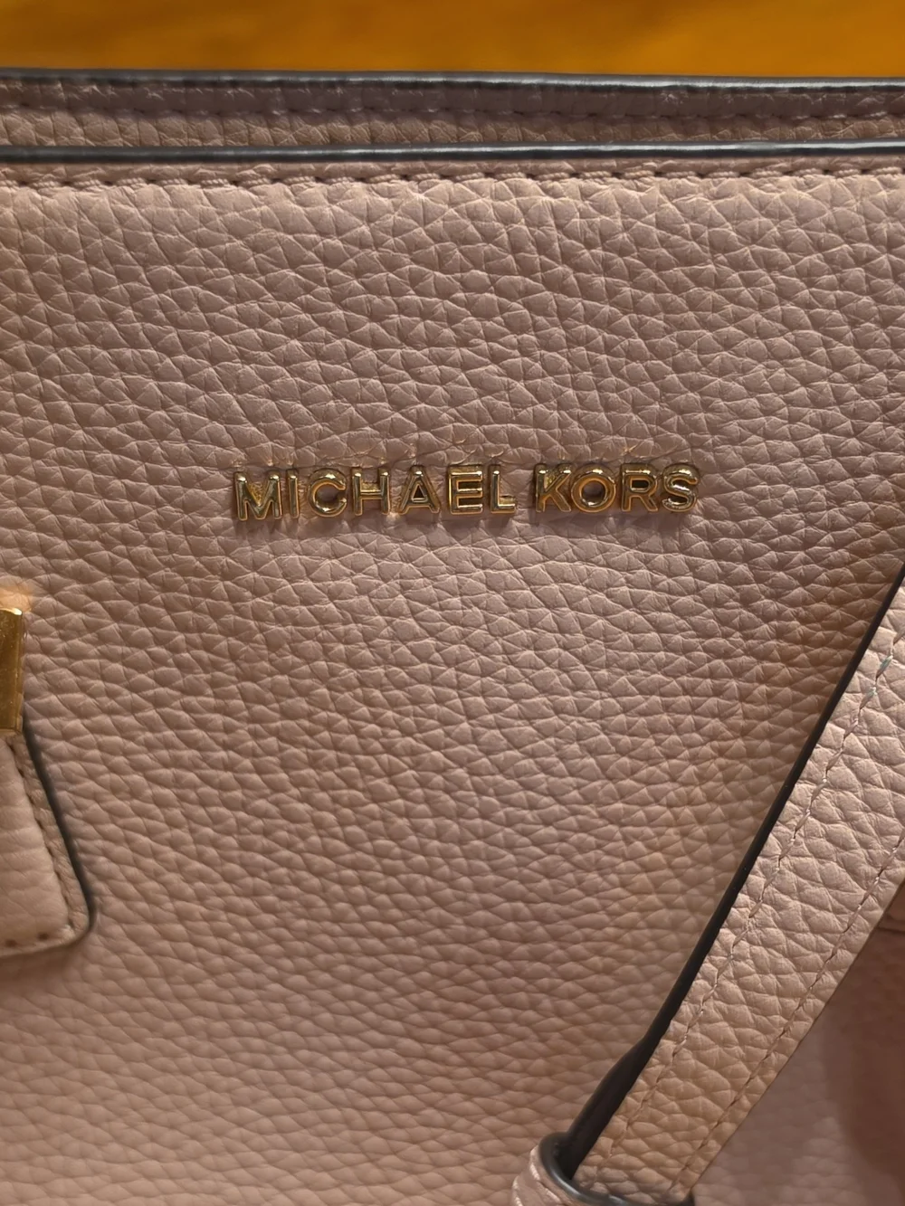 Michael Kors pebbled leather