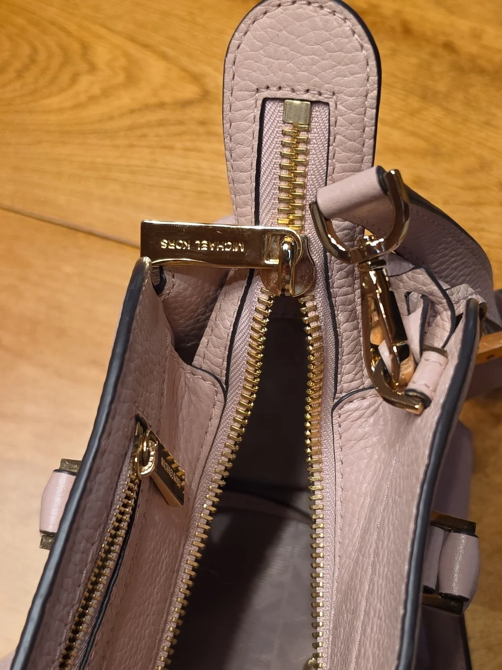 Michael Kors pebbled leather