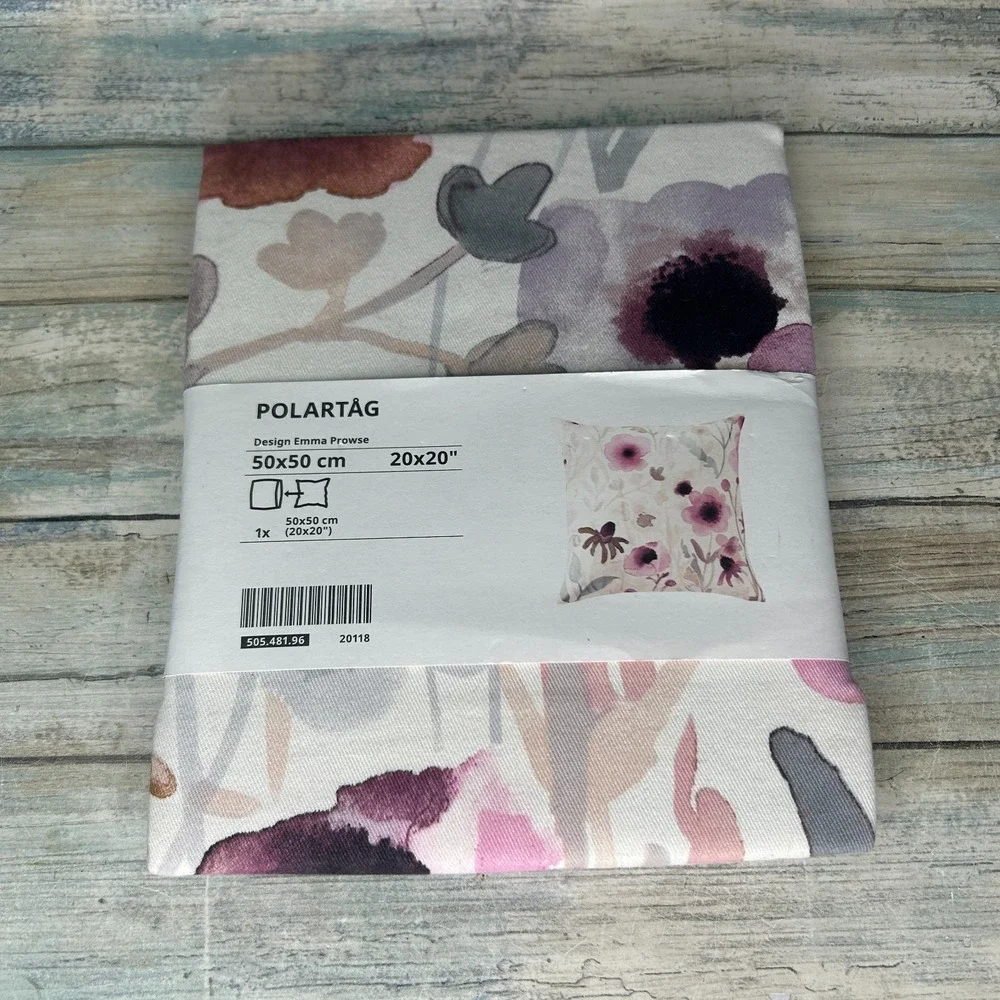 Ikea Polartag Pillow Cover Case Cotton 20