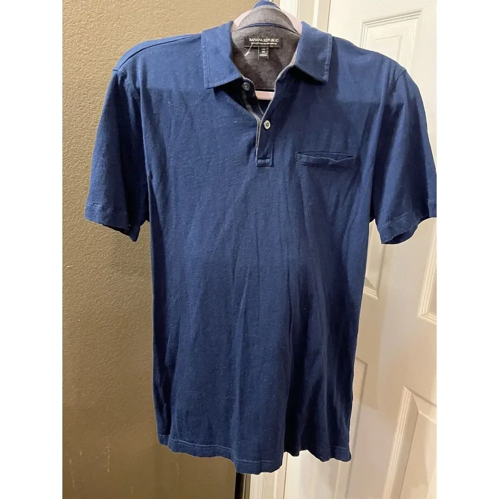 Banana Republic Cotton Cashmere Blend‎ Polo Shirt