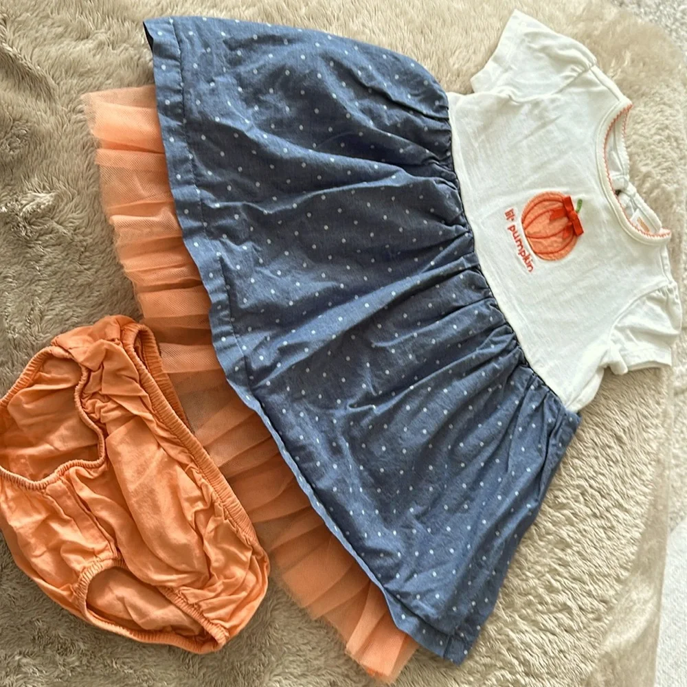 Gymboree‎ pumpkin dress