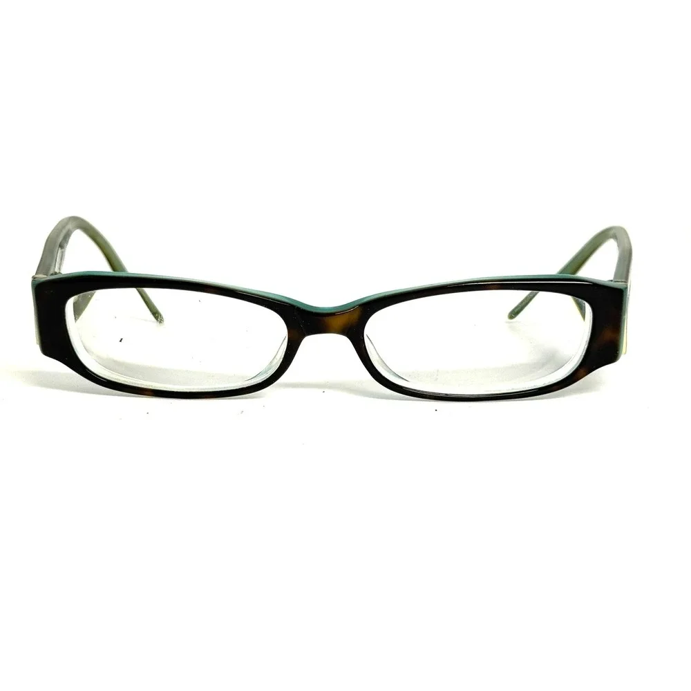 Diesel Eyeglasses Tortoise Teal Green Rectangular Frames OJEY 23755