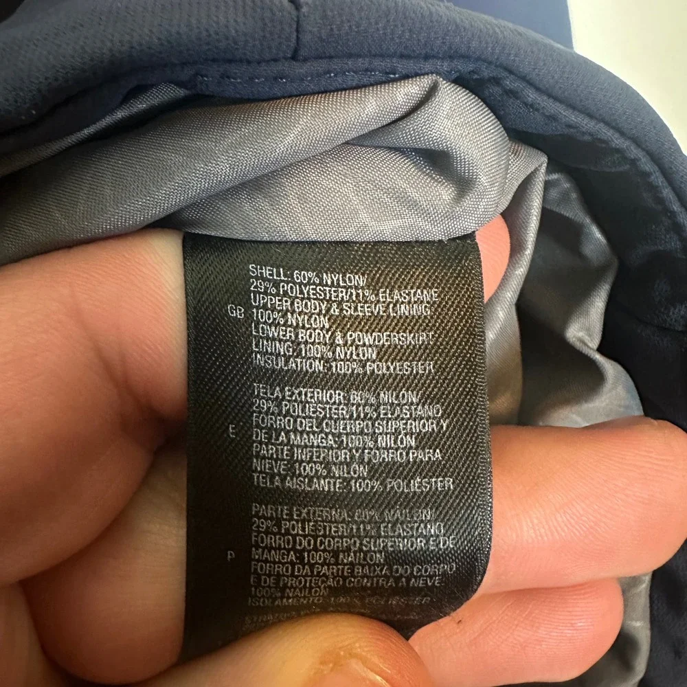The North Face navy blue