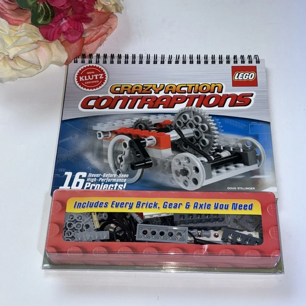 Lego klutz book 2008 Klutz LEGO Crazy Action Contraptions BOOK NEW LEGO BOOK