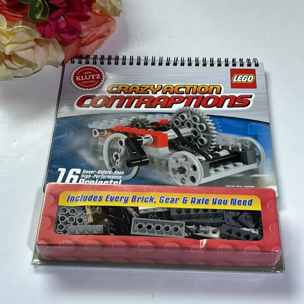 Lego klutz book 2008 Klutz LEGO Crazy Action Contraptions BOOK NEW LEGO BOOK
