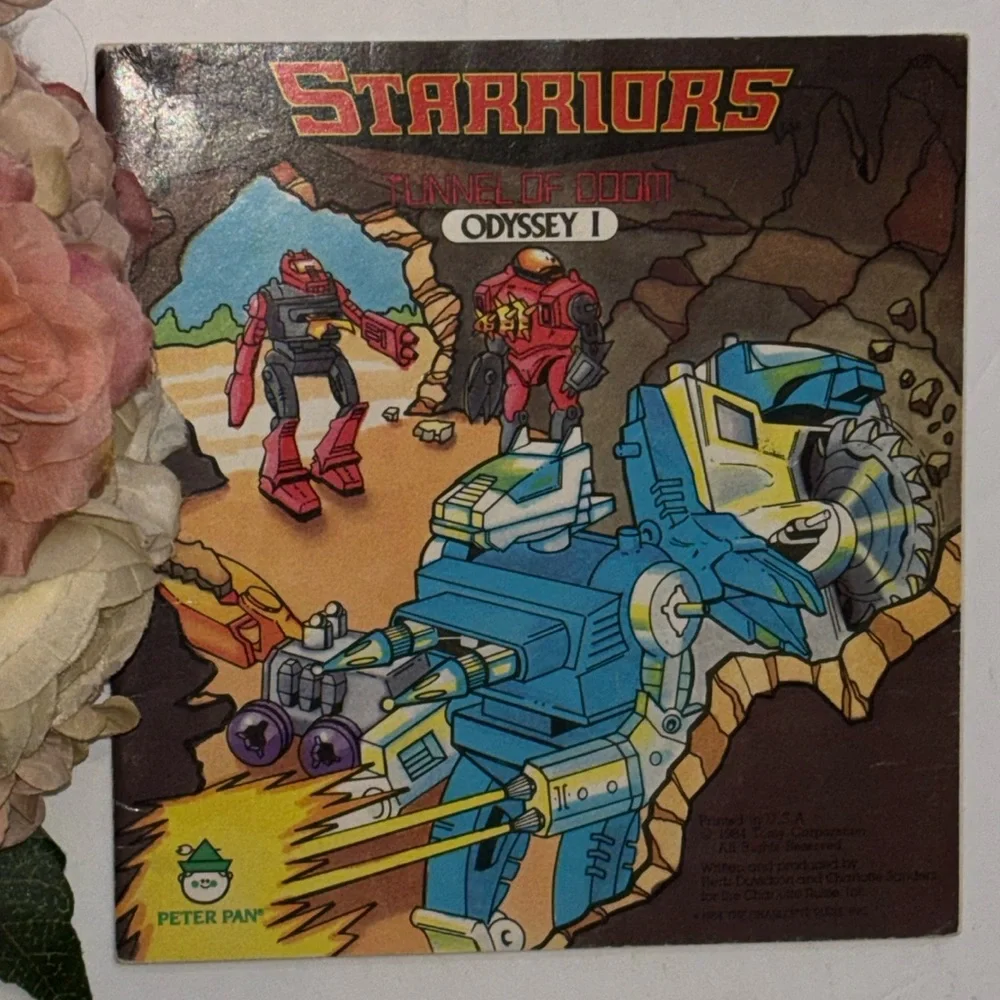 Starriors 1984 STARRIORS Book Tunnel of Doom Odyssey I One Vintage book