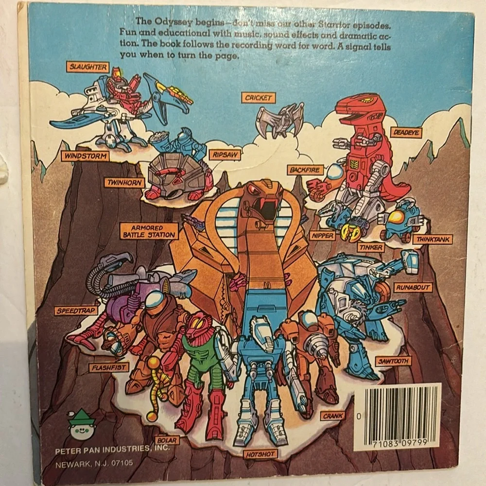 Starriors 1984 STARRIORS Book Tunnel of Doom Odyssey I One Vintage book