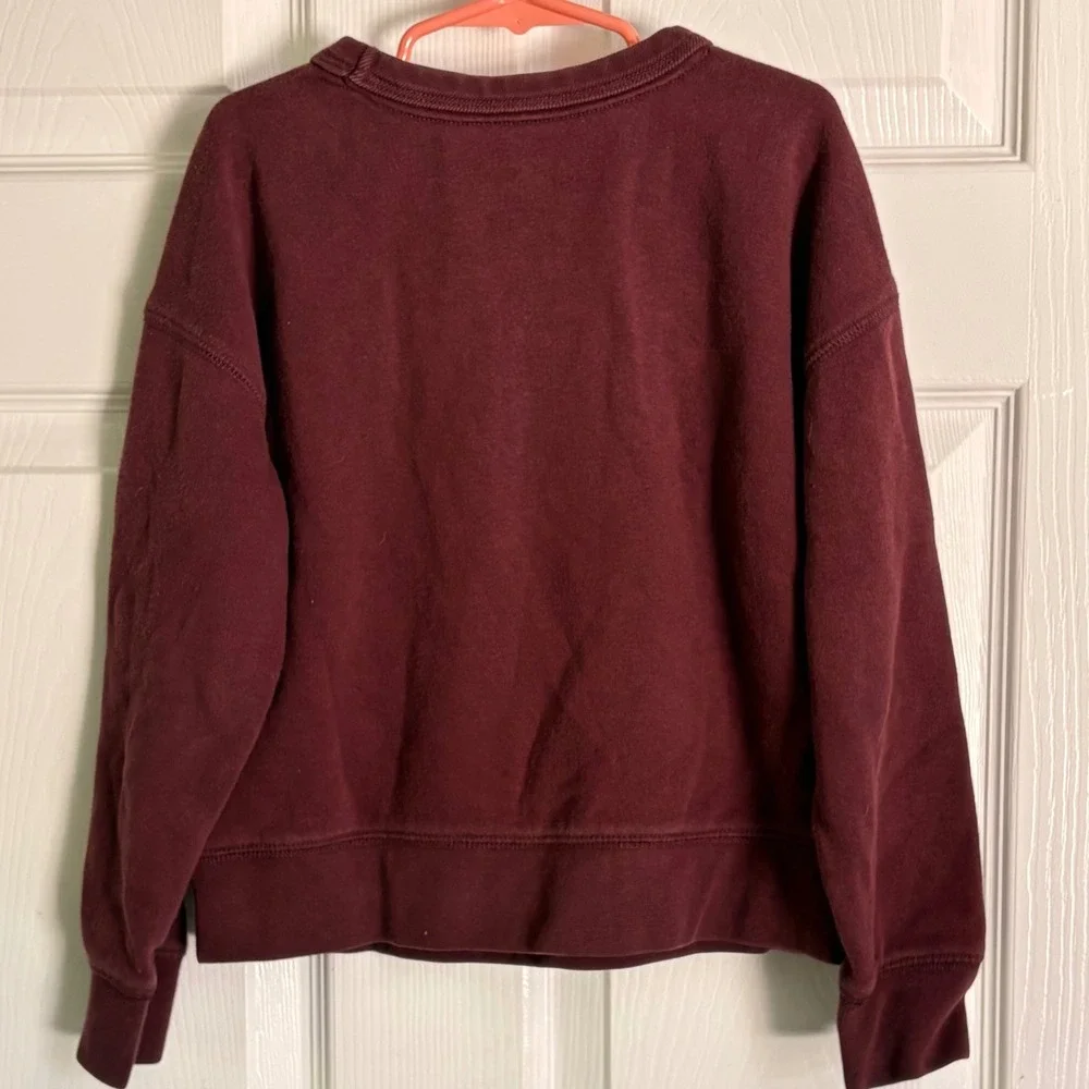 Gap Star Wars Sweatshirt & Tee Bundle Size S 6-7 Maroon Gray Graphic Lightsaber