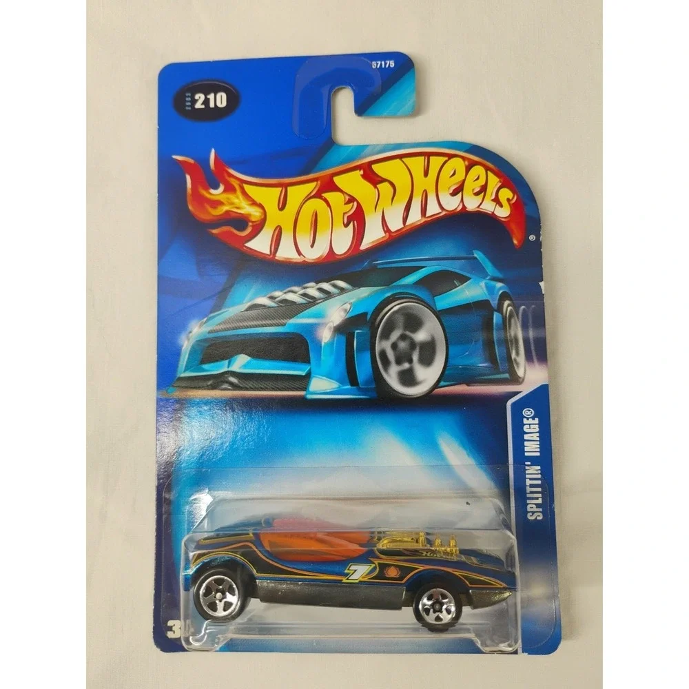 Hot Wheels 2003 Splittin'‎ Image #210 Blue W/Orange Windows