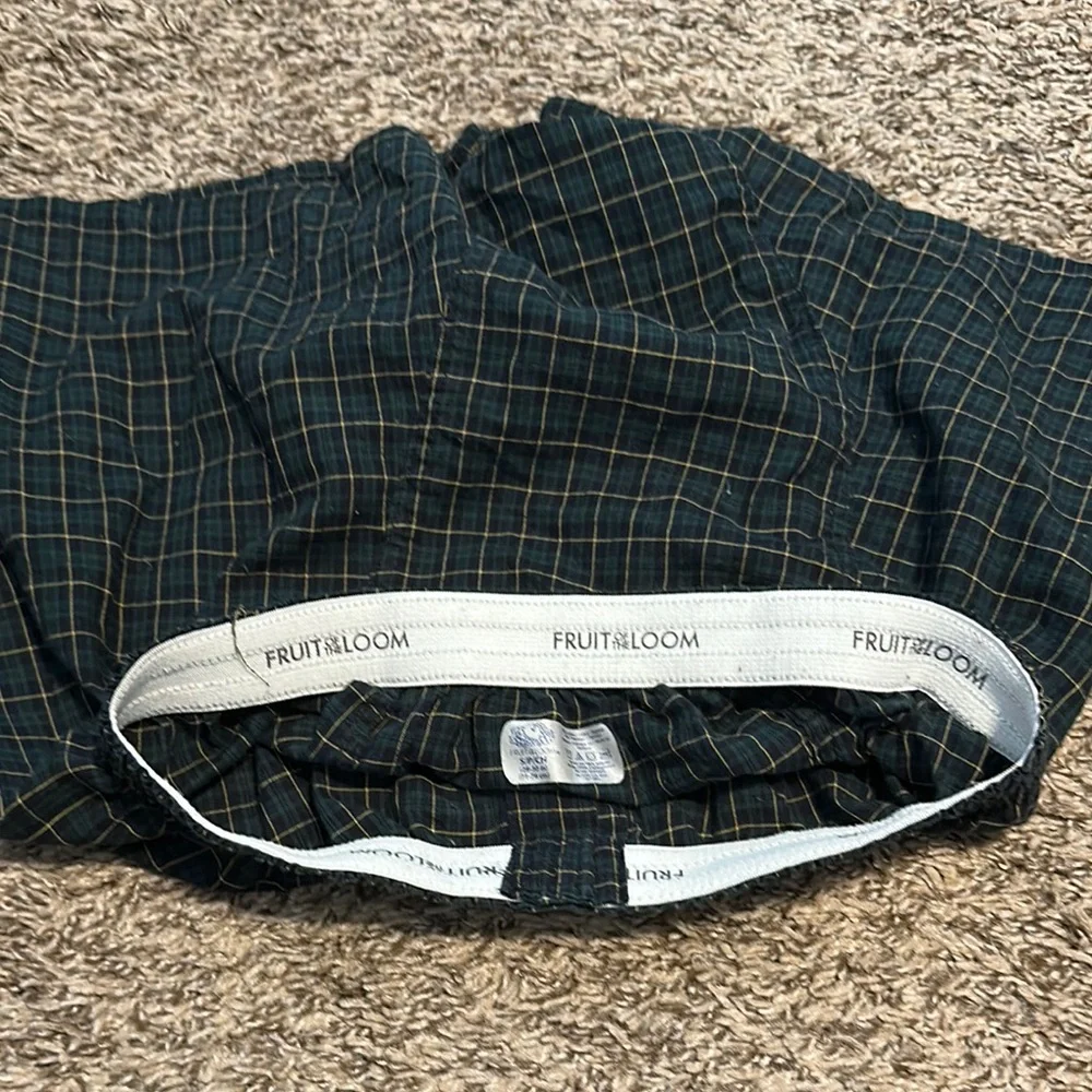 Fruit of the Loom Checkered Sleep Shorts a