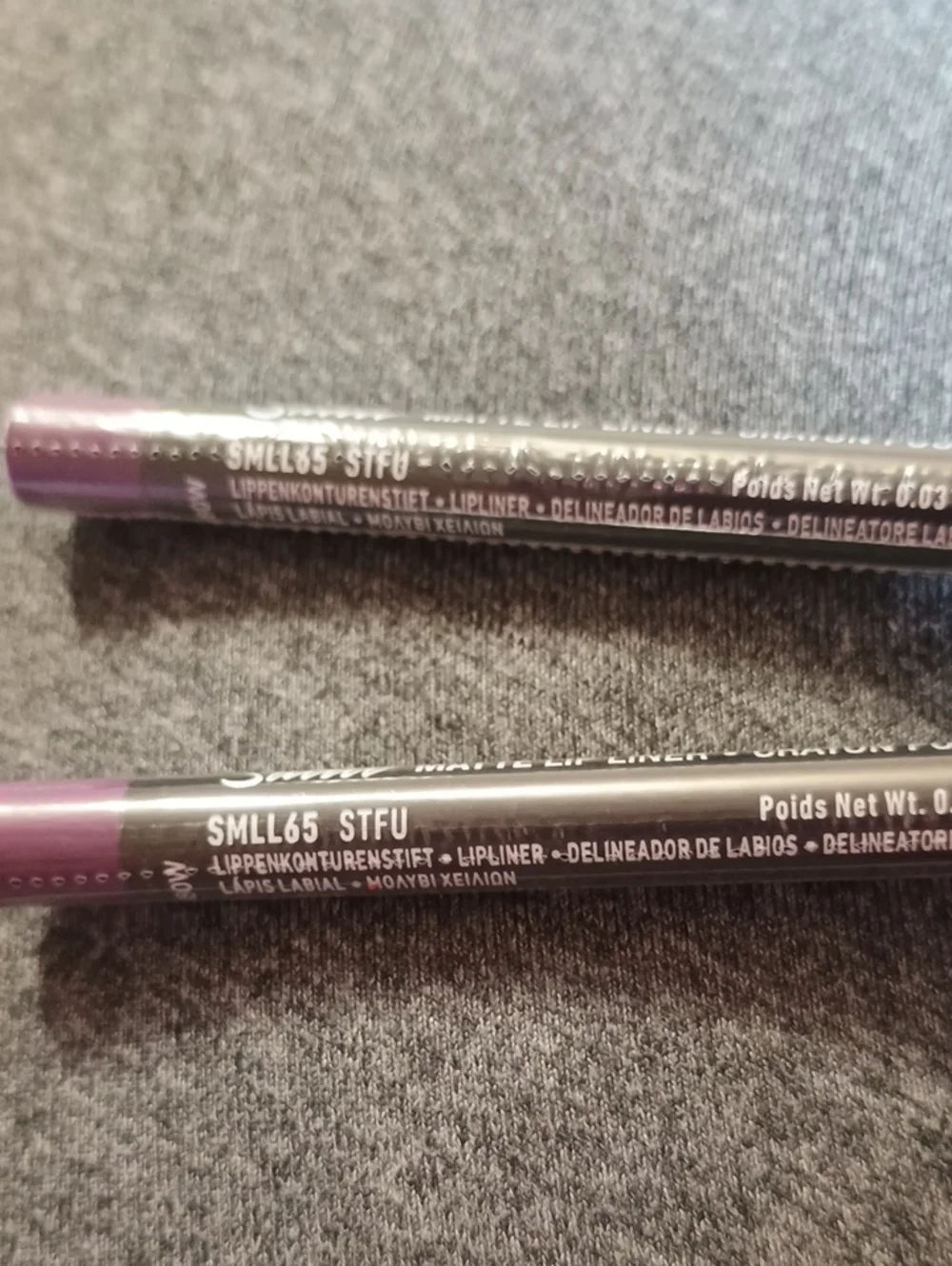 2 x NYX Suede Matte Lip Liner, STFU