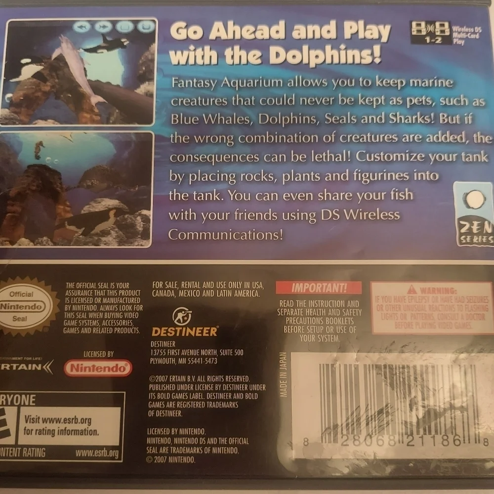Nintendo fantasy aquarium
