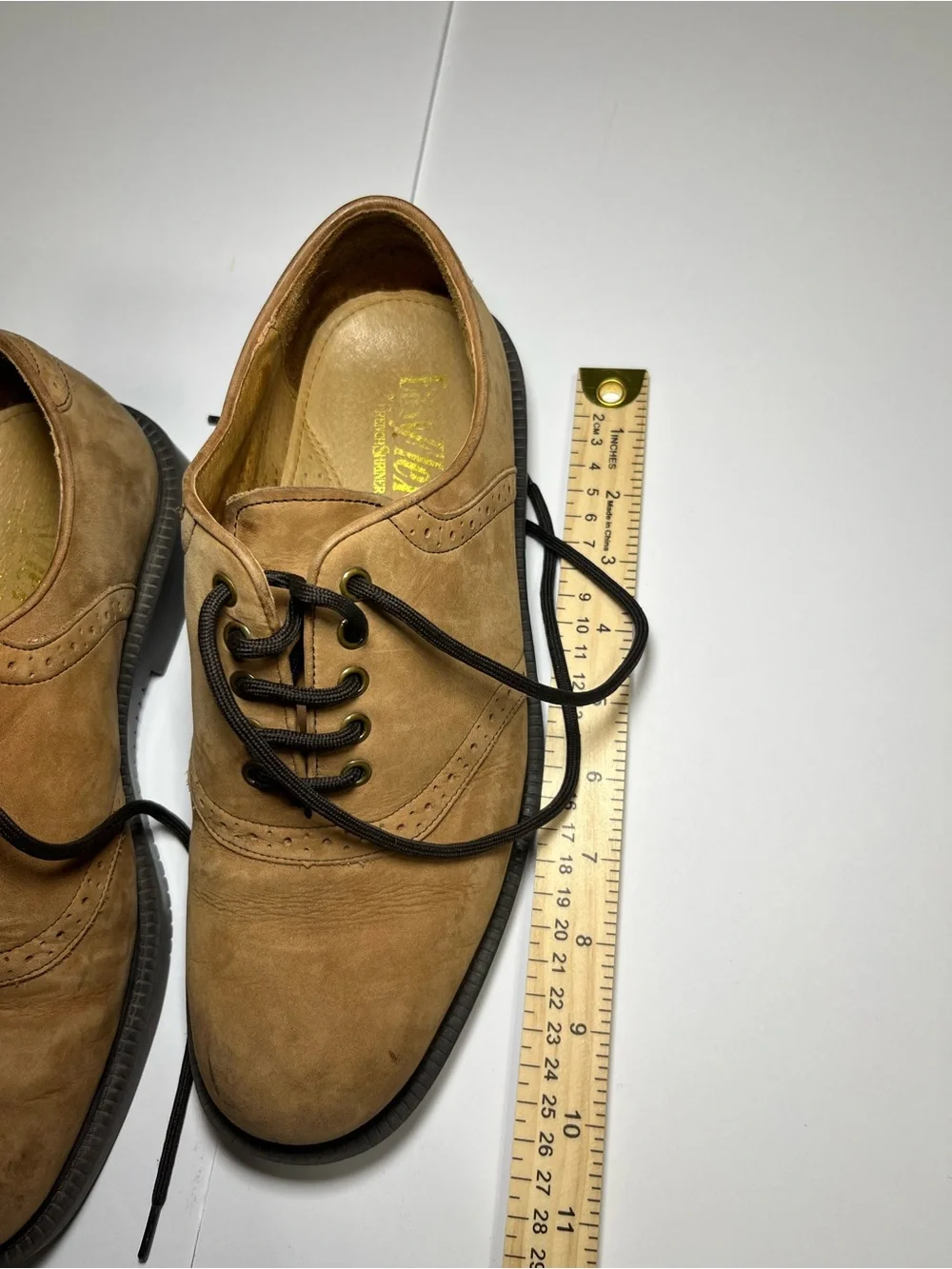 Classic Tan Leather Wingtip Derbys for Men