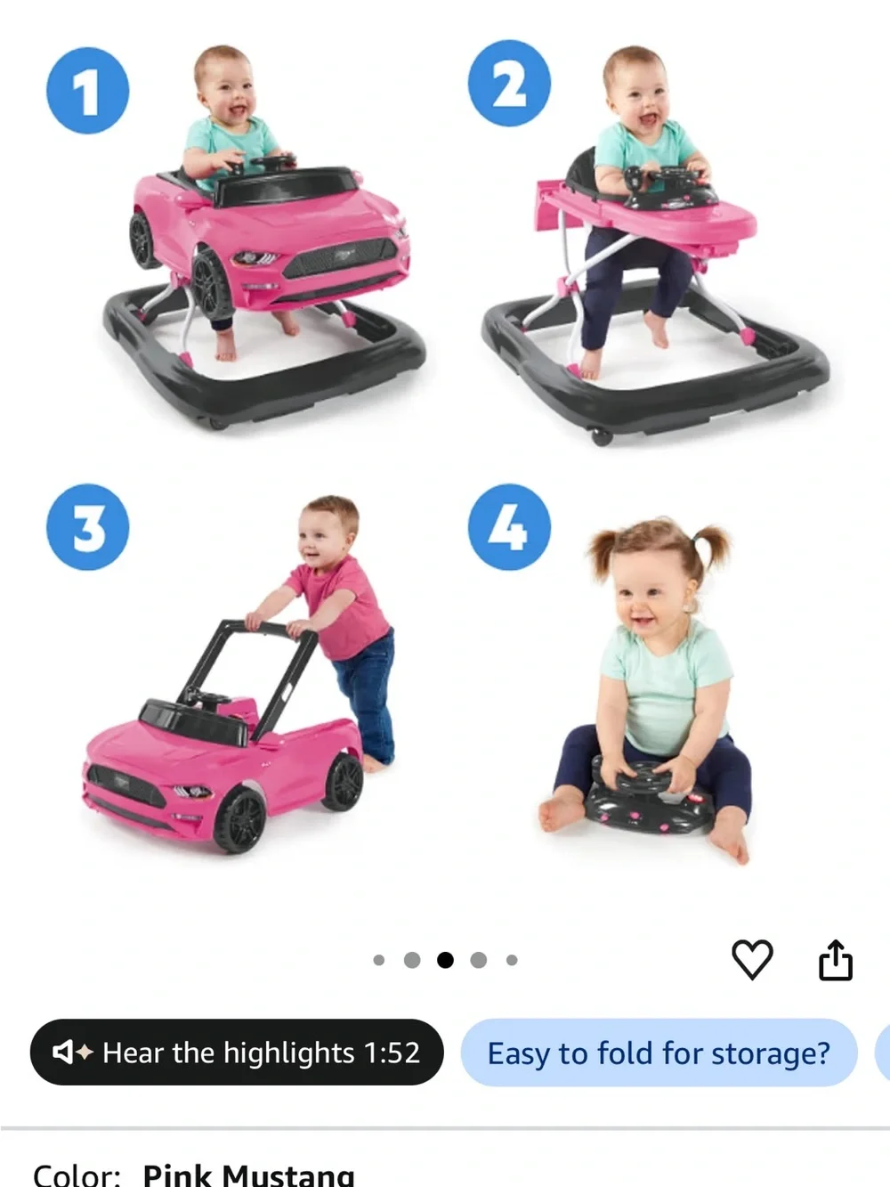 Bright Starts this walker