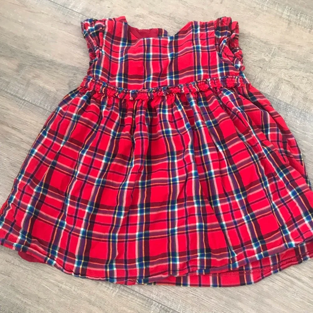 Gymboree Plaid Holiday Party Toddler Dress • Fully Lined