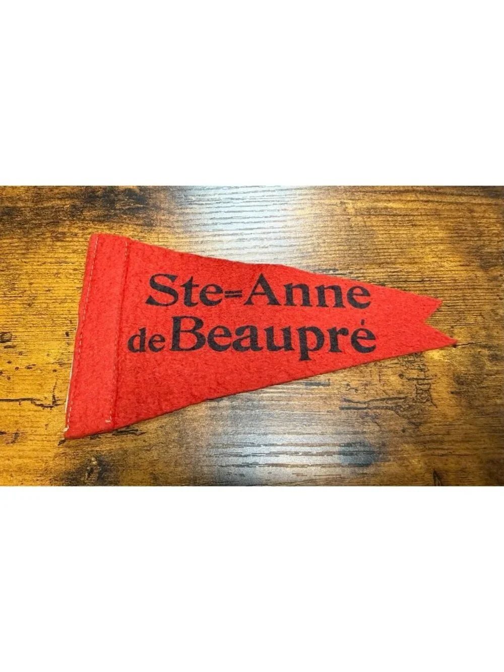 Vintage Ste=Anne deBeaupre mini pennant