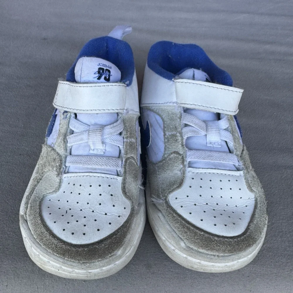 Size 8c - Nike Jordan Stadium 90 TD Boys White Casual Shoe DX4396-104‎