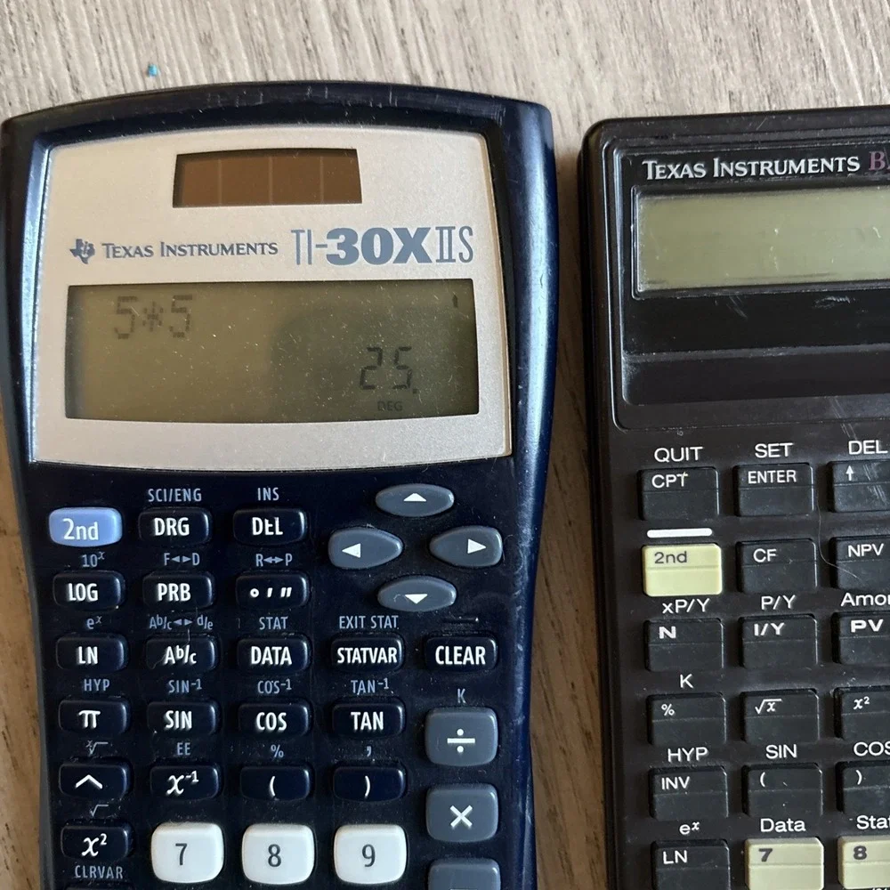 VTG Texas Instruments BA II Plus & TI-30x Financial Calculators
