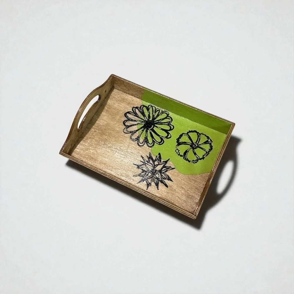 Handmade wood painted