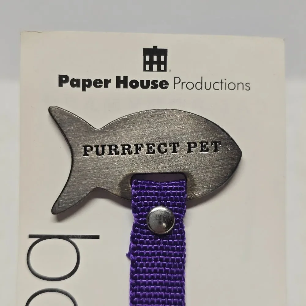 Paper House pewter cat