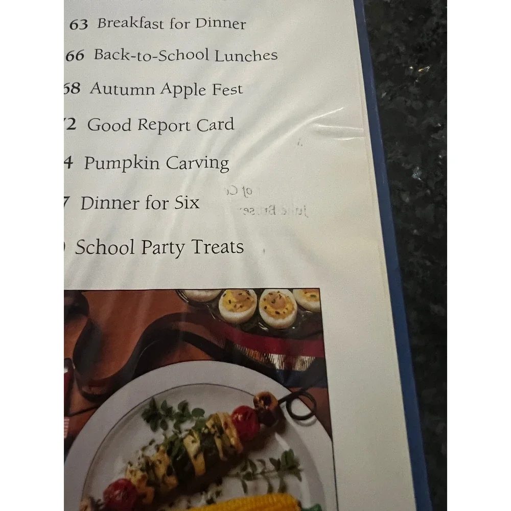 The Pampered Chef vintage cookbook