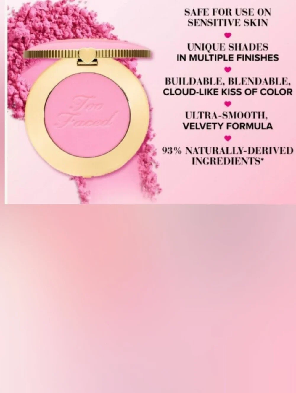 Too Faced blurring powder
