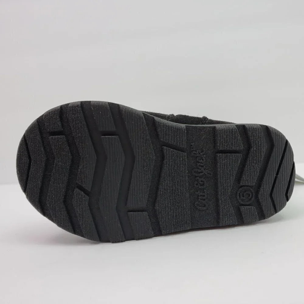 NEW Cat & Jack Leah Toddler Girls Size 5 Black Winter Snow Boots