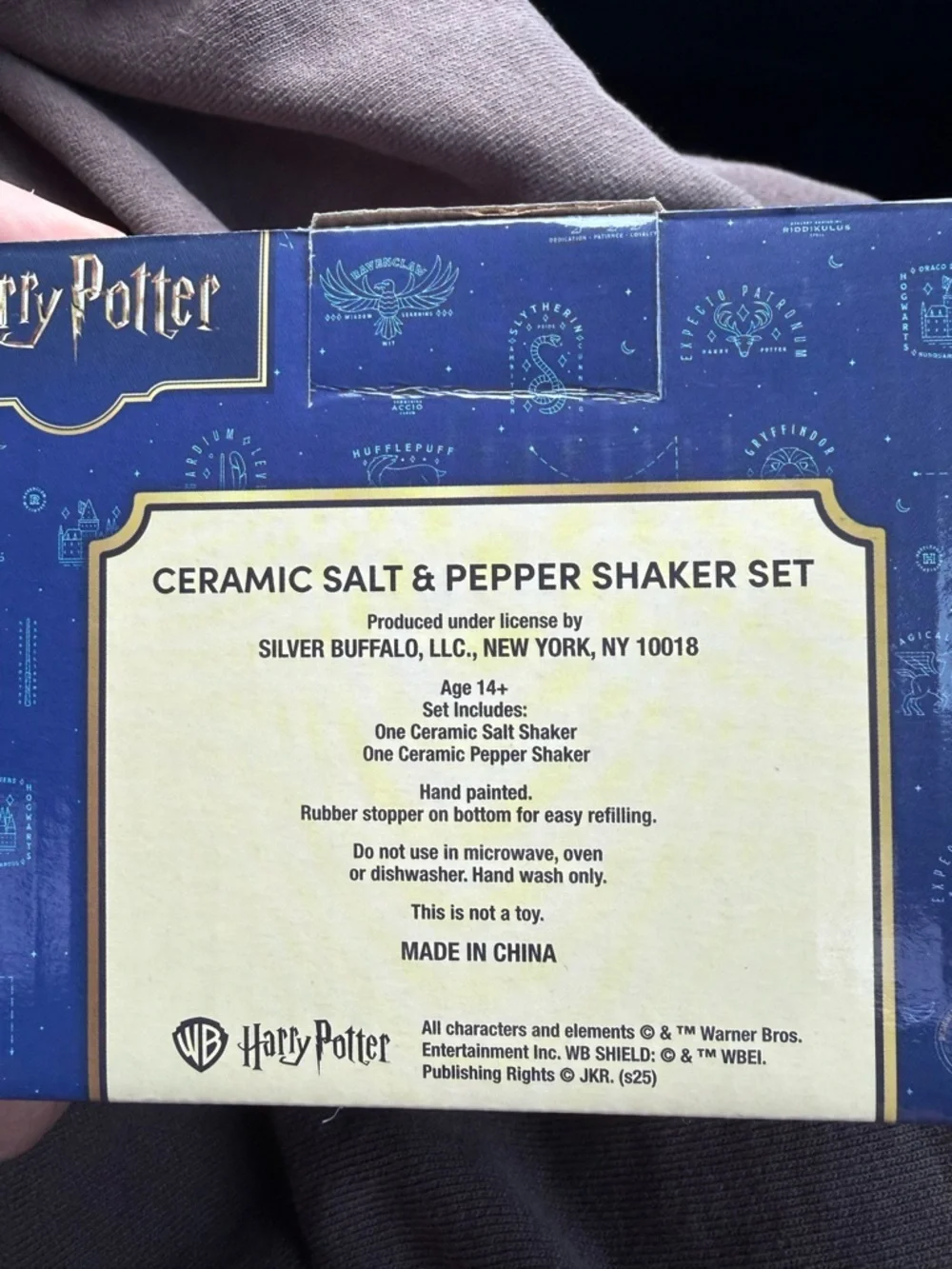 Harry Potter Ceramic Red Platform 9 3/4 Salt & Pepper Shaker Set