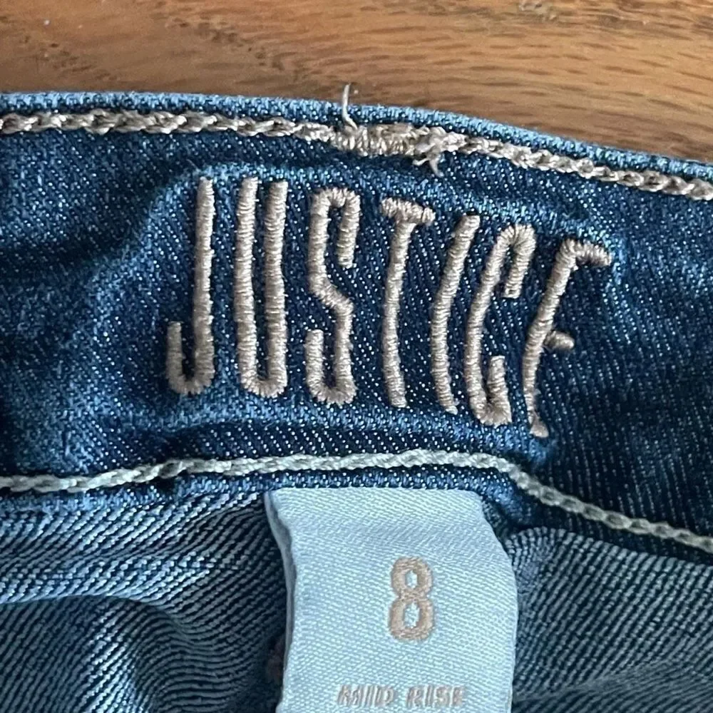 Justice girl’s embroidered