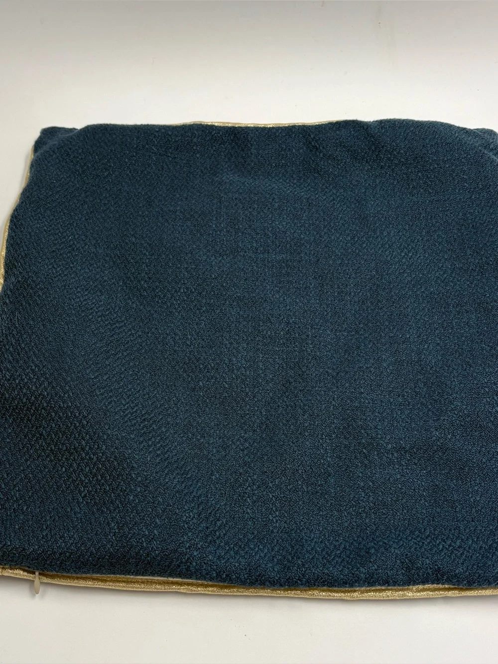 Hanukkah Menorah Decorative Pillow Cover - Navy and Gold