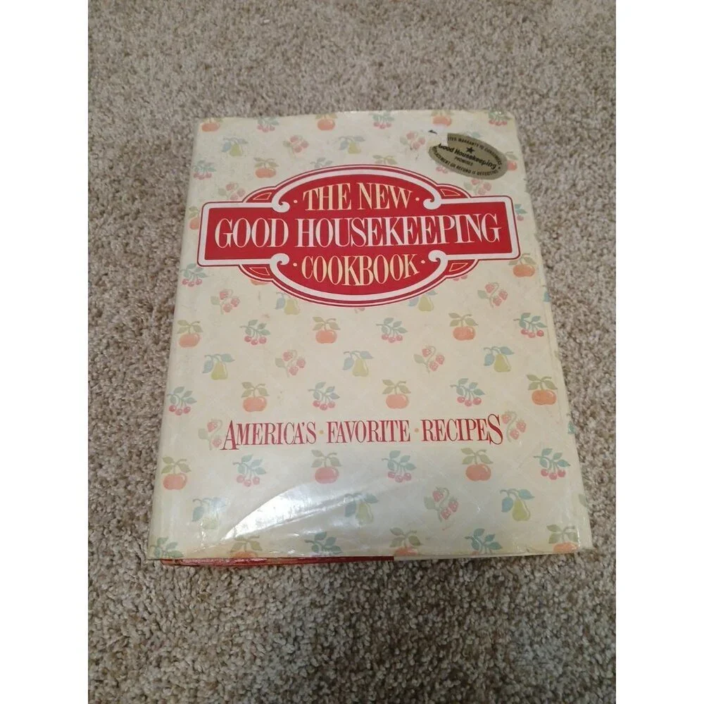 The New Good‎ Housekeeping Cookbook 1986 HC DJ, Red Cover, First Edition USA Vtg