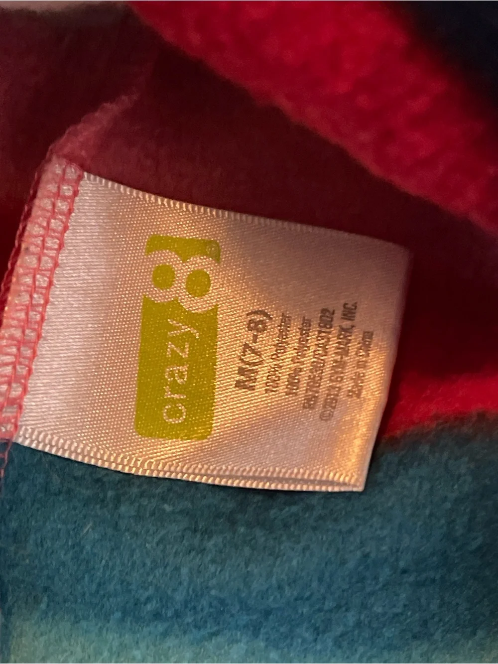 Crazy 8 multicolored hat