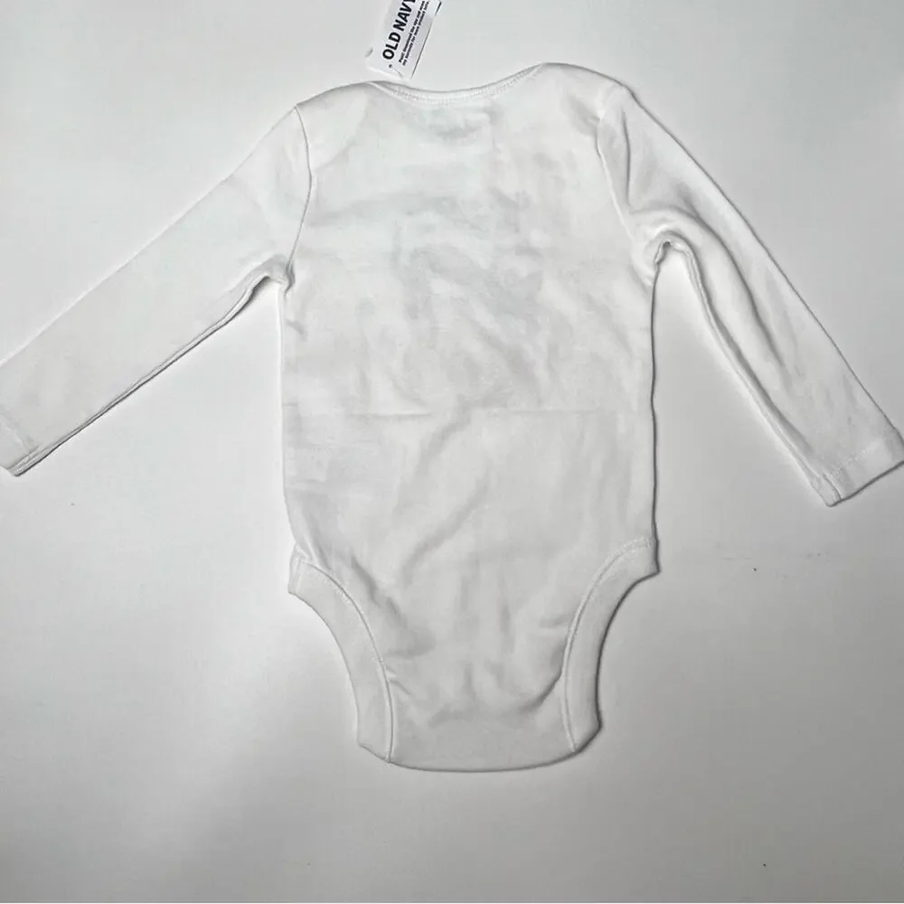 Old Navy Boo's First Halloween  Long Sleeve Onesie Sz 6-12 M
