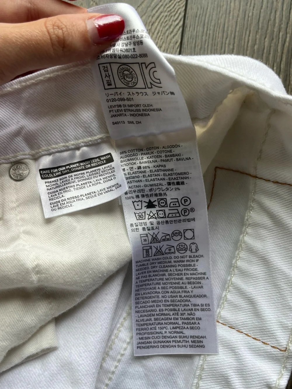Levis generously used