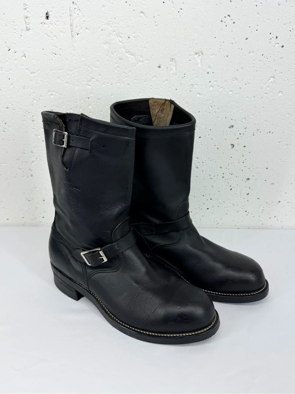 Vintage CHIPPEWA Men's Size 13 E Engineer Motorcycle Steel Toe Boots #27863