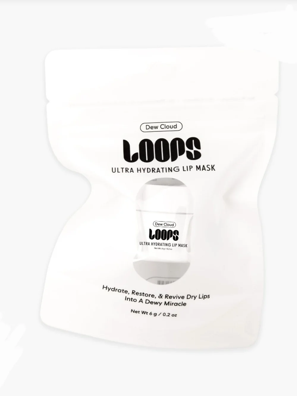 Loops Dew Cloud Ultra Hydrating Korean Mini Lip Mask 0.2fl Oz BNIB