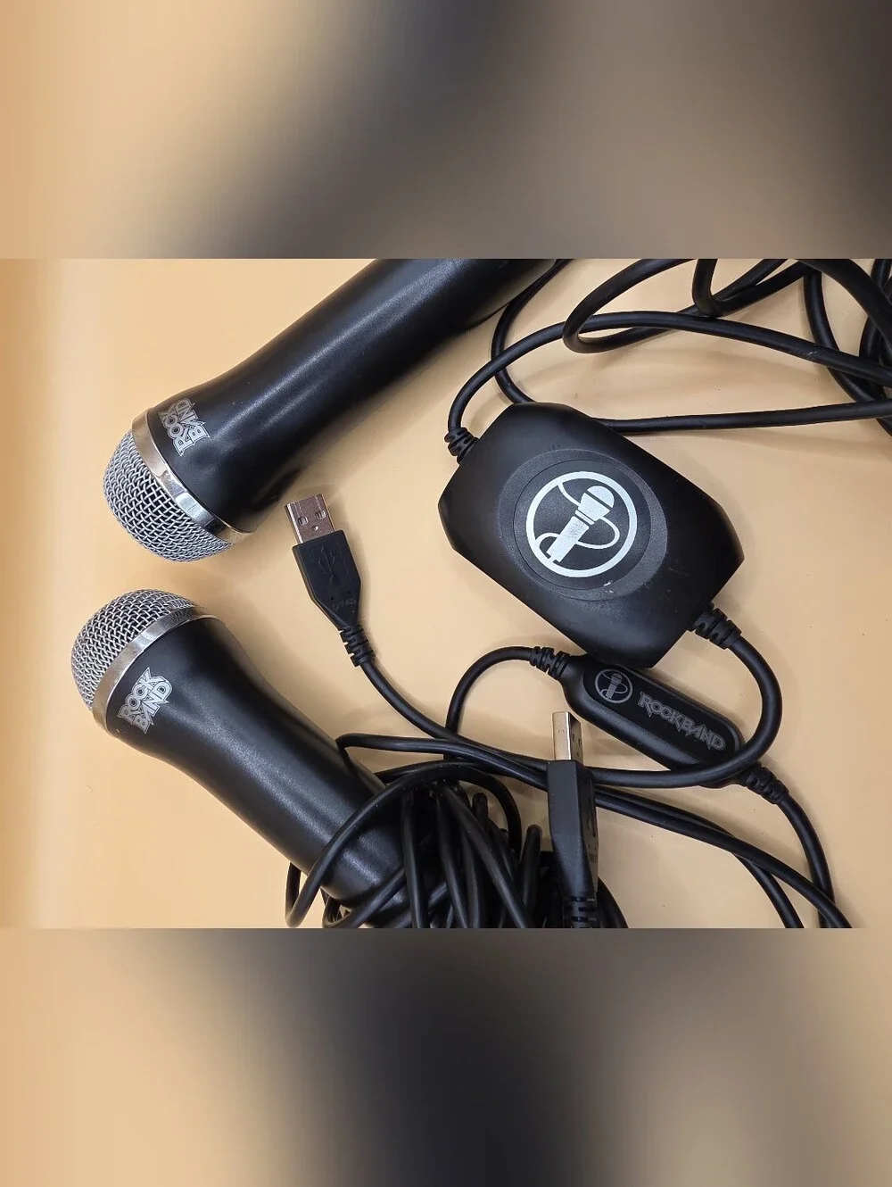 2 Rock Band Wired USB Microphones