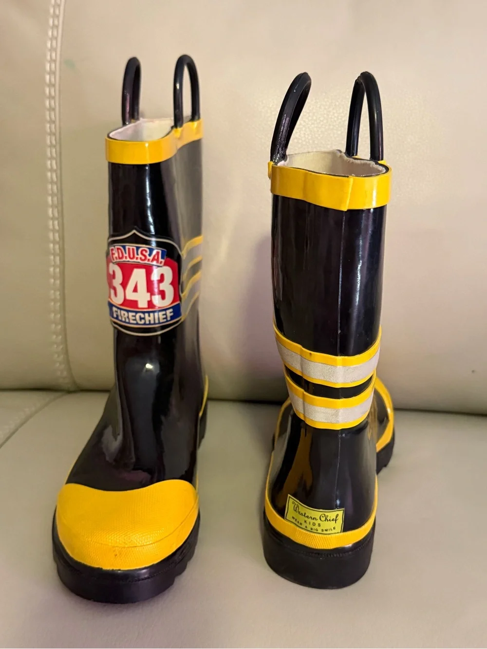 Western Fire Chief F.D.U.S.A. 343 Fire chief Rain Boot Women’s Size B5