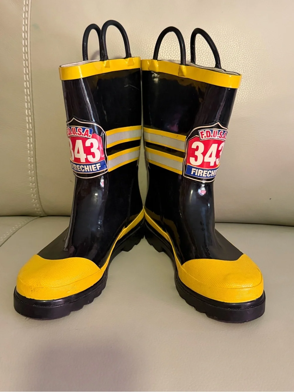 Western Fire Chief F.D.U.S.A. 343 Fire chief Rain Boot Women’s Size B5