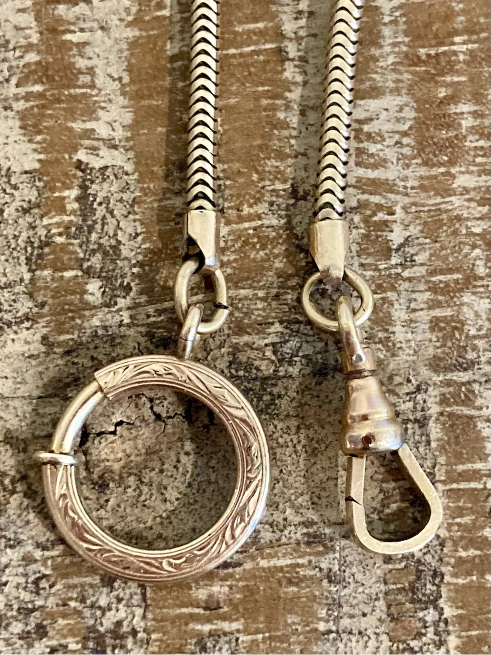 Vintage 12K Gold Filled Watch Chain 1/20 GF