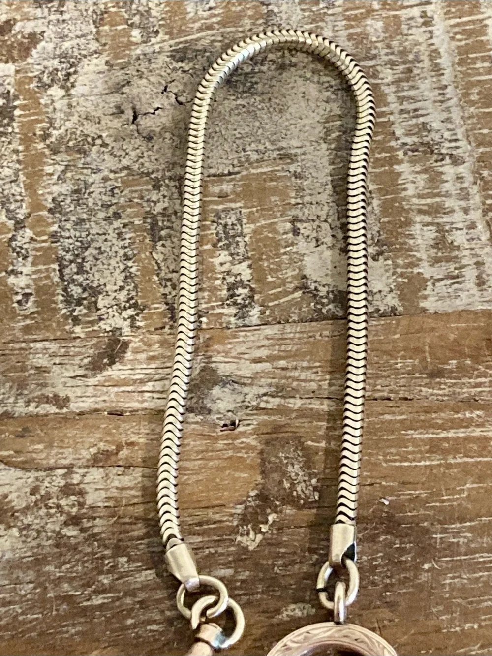 Vintage 12K Gold Filled Watch Chain 1/20 GF